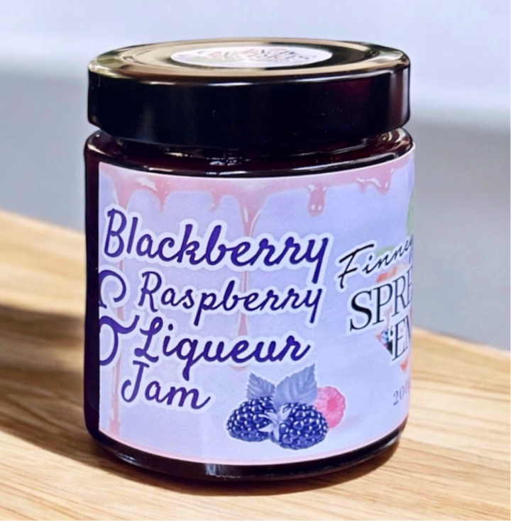 Blackberry & Raspberry Liqueur Jam