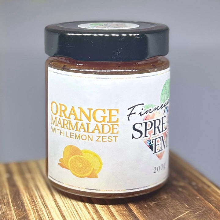 Orange Marmalade with Lemon Zest
